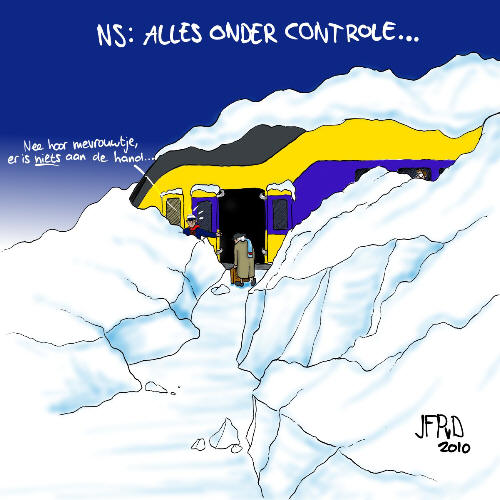 De NS heeft alles onder controle De NS heeft alles onder controle