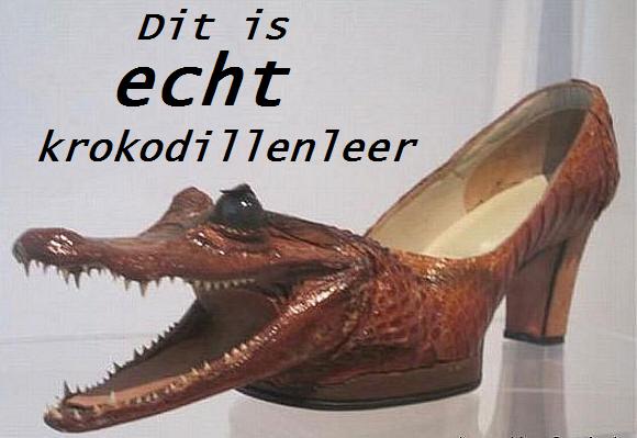 Echt krokodillen leer