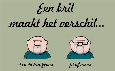 een bril maakt het verschil