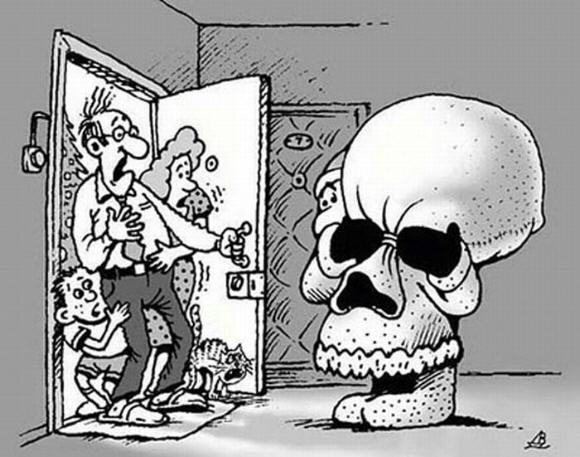 Kerstman of doodshoofd? Kerstman of doodshoofd?