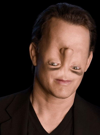 Face upside down Face upside down